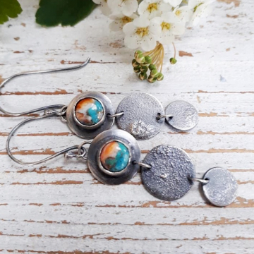 Mohave turquoise earrings